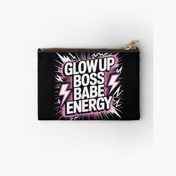Item preview, Glow Up Boss Babe Energy Lightning Bolt Graphic Tee. Girl Power Motivational Aesthetic Design designed and sold by Aarvya Fashion Club ( A.F.C ).