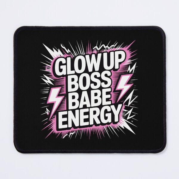 Item preview, Glow Up Boss Babe Energy Lightning Bolt Graphic Tee. Girl Power Motivational Aesthetic Design designed and sold by Aarvya Fashion Club ( A.F.C ).