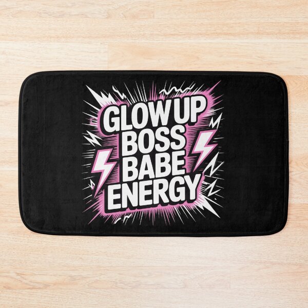 Item preview, Glow Up Boss Babe Energy Lightning Bolt Graphic Tee. Girl Power Motivational Aesthetic Design designed and sold by Aarvya Fashion Club ( A.F.C ).