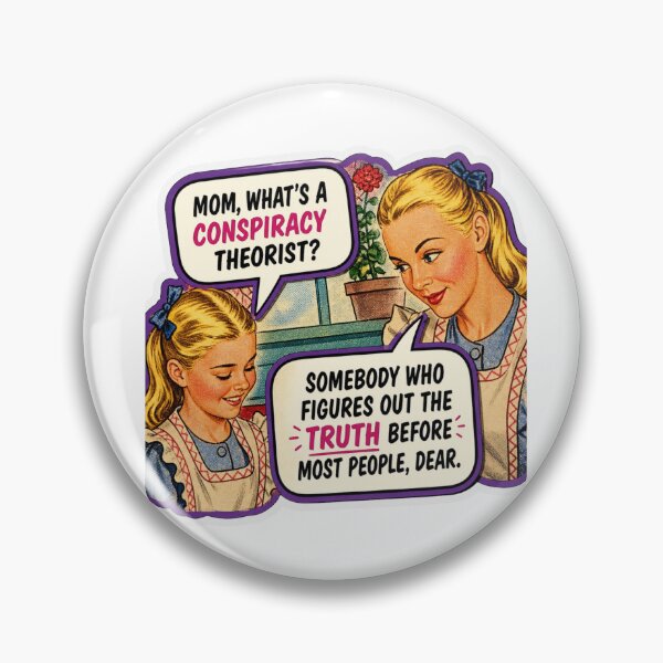 Item preview, What’s a Conspiracy Theorist? Funny Laptop Sticker designed and sold by DorkMatterCo.