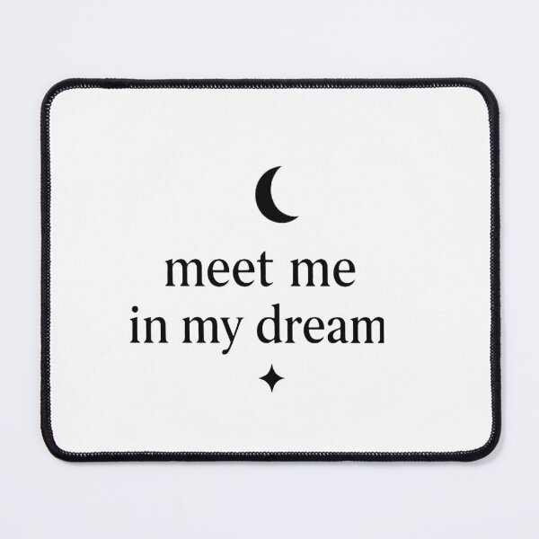 Item preview, Meet Me In My Dreams Minimal Romantic Aesthetic Design designed and sold by Lovestickerco.