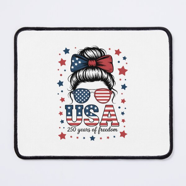 Item preview, 250th Anniversary USA Womens Messy bun 4th July 250 Years designed and sold by TyraYoung.