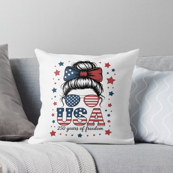 Item preview, 250th Anniversary USA Womens Messy bun 4th July 250 Years designed and sold by TyraYoung.