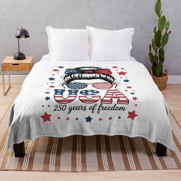 Item preview, 250th Anniversary USA Womens Messy bun 4th July 250 Years designed and sold by TyraYoung.