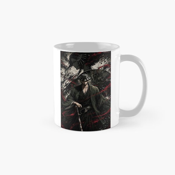 Item preview, Urahara Kisuke Crimson Shadow Art | Bleach Dark Anime Samurai Fan Design designed and sold by Dyan4.