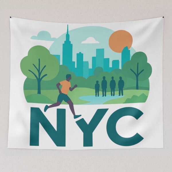 Item preview, NYC Runner – New York City Park Running designed and sold by RDproject.