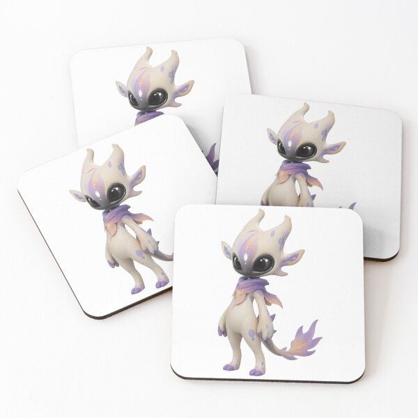 Item preview, Dreamlight Forest Spirit Cute Fantasy Creature Sticker designed and sold by LevelUpReads.