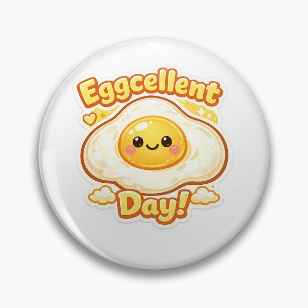 Item preview, Fried Egg Cheerful Sticker | Cute Breakfast Sticker | Kawaii Food for Water Bottles designed and sold by CutePrintCorner.