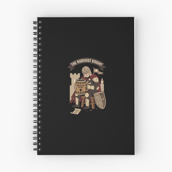 Item preview, The Burnout Knight Medieval Meme Art designed and sold by Quipzzy.