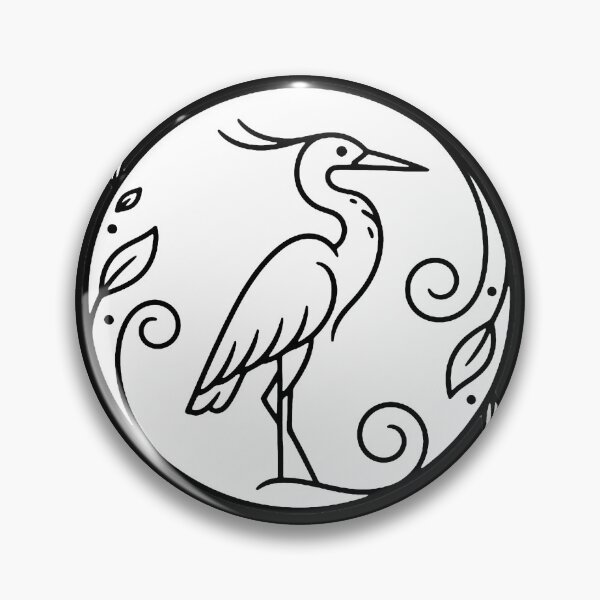 Item preview, Stork Abstract Symbol designed and sold by ViaARTfactory.