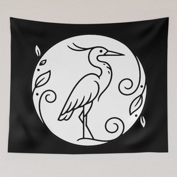 Item preview, Stork Abstract Symbol designed and sold by ViaARTfactory.