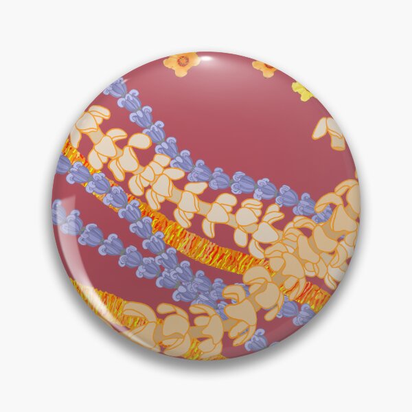 Item preview, Celebrating the Hawaiian Flower Lei-on brick red designed and sold by Linda Maliuana.