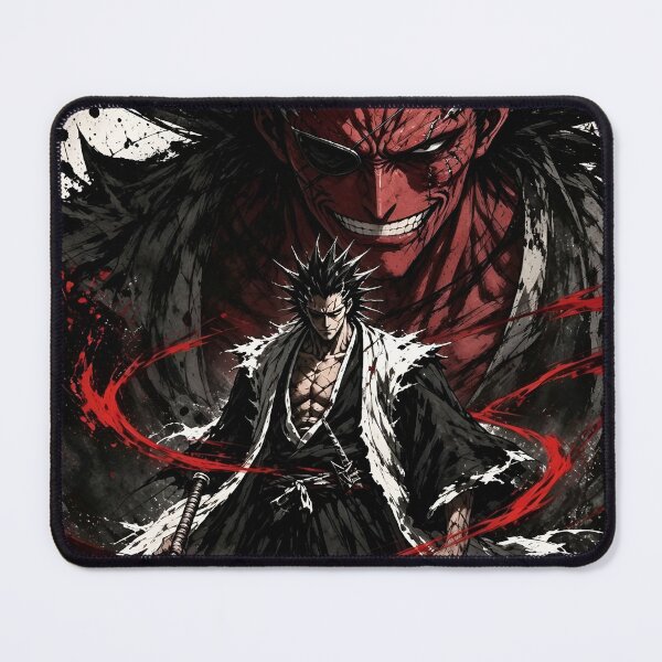 Artikelvorschau, Kenpachi Zaraki in Dämonenwutform | Bleach Dark Anime Warrior Art entworfen und verkauft von Dyan4.