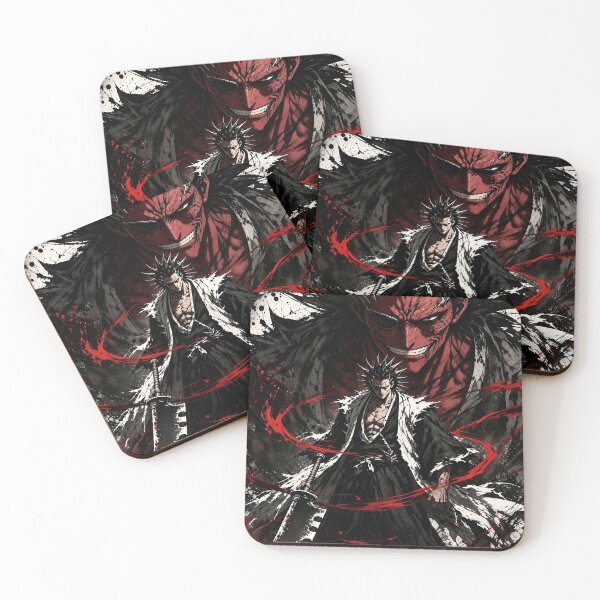 Item preview, Kenpachi Zaraki Demon Rage Form | Bleach Dark Anime Warrior Art designed and sold by Dyan4.