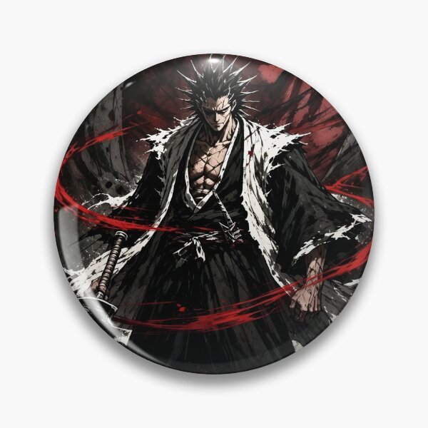 Artikelvorschau, Kenpachi Zaraki in Dämonenwutform | Bleach Dark Anime Warrior Art entworfen und verkauft von Dyan4.