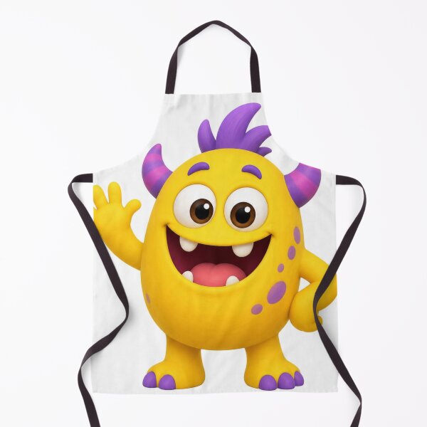 Item preview, Happy Goofy Monster Cartoon Sticker designed and sold by LevelUpReads.