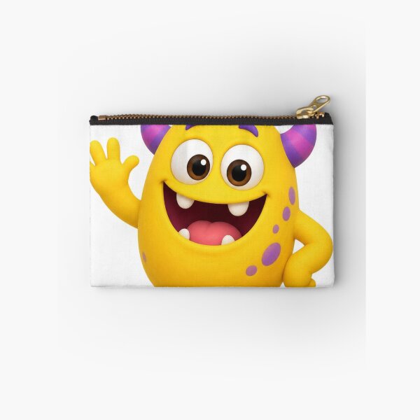 Item preview, Happy Goofy Monster Cartoon Sticker designed and sold by LevelUpReads.