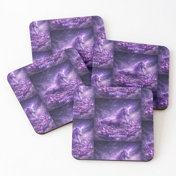 Item preview, February Amethyst Unicorn Birthstone  designed and sold by Ediblelove.
