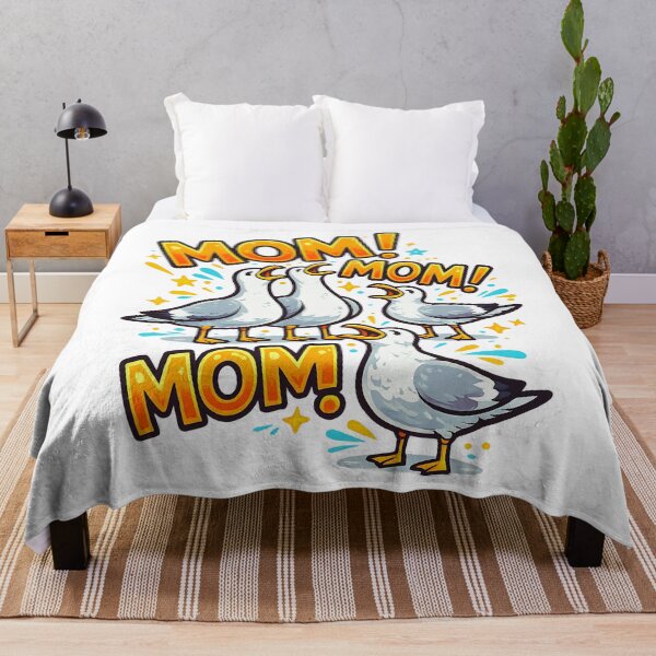 Item preview, Seagull Mom Mom Mom Funny Motherhood Meme T-Shirt | Cute Yelling Bird Mom Design designed and sold by Teetreasure2.