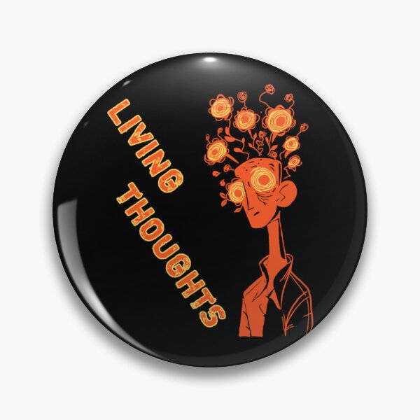 Item preview, Overgrown Ideas Living Thoughts Minimalist Orange Silhouette designed and sold by RozlinaROZ.