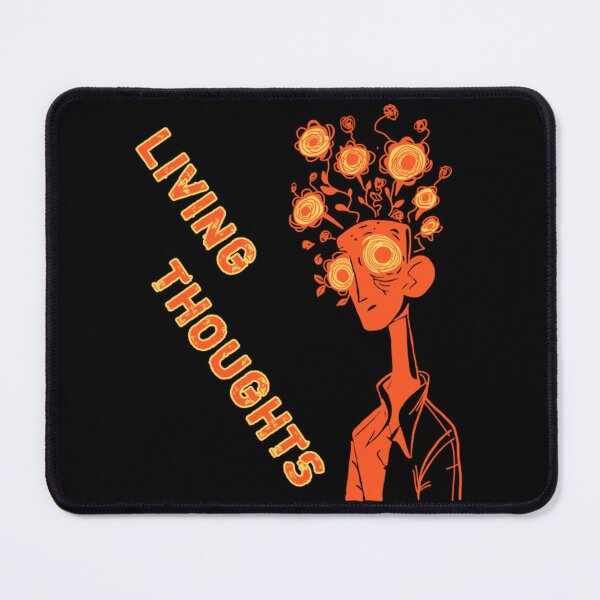 Item preview, Overgrown Ideas Living Thoughts Minimalist Orange Silhouette designed and sold by RozlinaROZ.