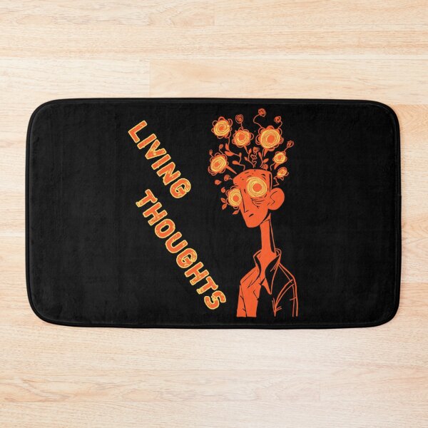 Item preview, Overgrown Ideas Living Thoughts Minimalist Orange Silhouette designed and sold by RozlinaROZ.