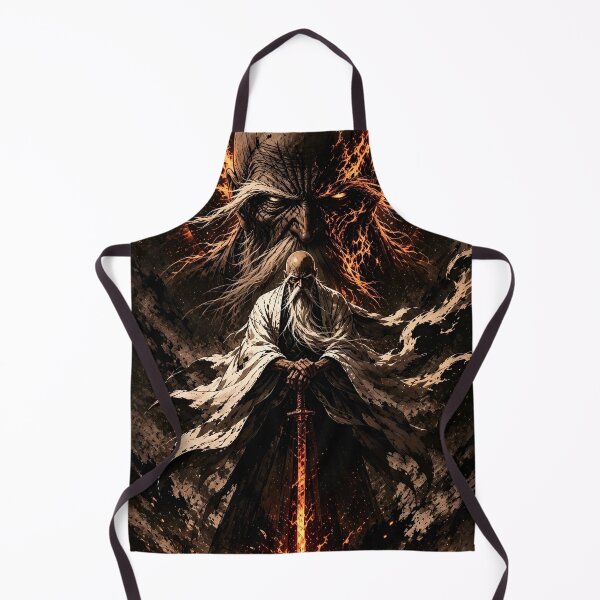 Item preview, Genryūsai Yamamoto Inferno Form | Bleach Fire Captain Dark Anime Art designed and sold by Dyan4.