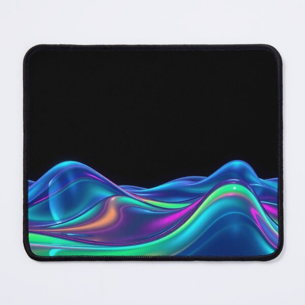 Item preview, Futuristic Neon Liquid Wave Abstract Background designed and sold by IntelliMindDesigns.