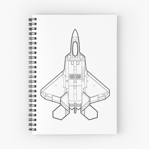 Item preview, Lockheed Martin F-22 Raptor - Black Lines designed and sold by An-twonShane.