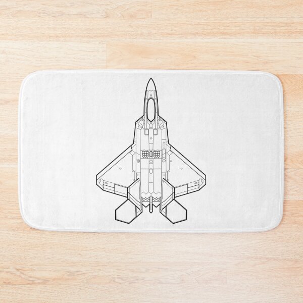 Item preview, Lockheed Martin F-22 Raptor - Black Lines designed and sold by An-twonShane.