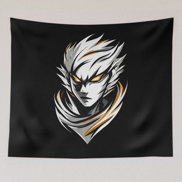 Item preview, Anime Character Portrait Glowing Golden Eyes designed and sold by UrbanPrts.
