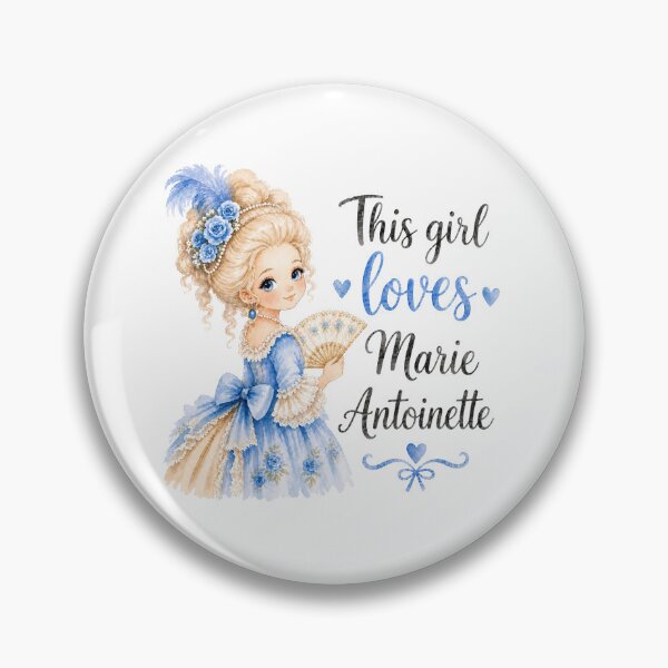 Item preview, This Girl Loves Marie Antoinette | Cute Rococo Princess Aesthetic Art designed and sold by Bara Lune Design .