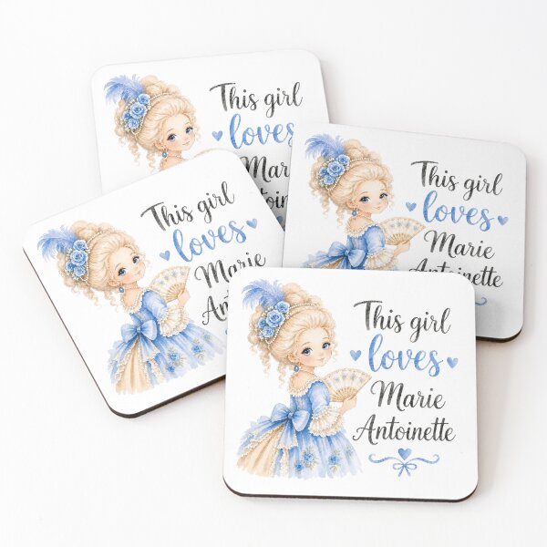 Item preview, This Girl Loves Marie Antoinette | Cute Rococo Princess Aesthetic Art designed and sold by Bara Lune Design .