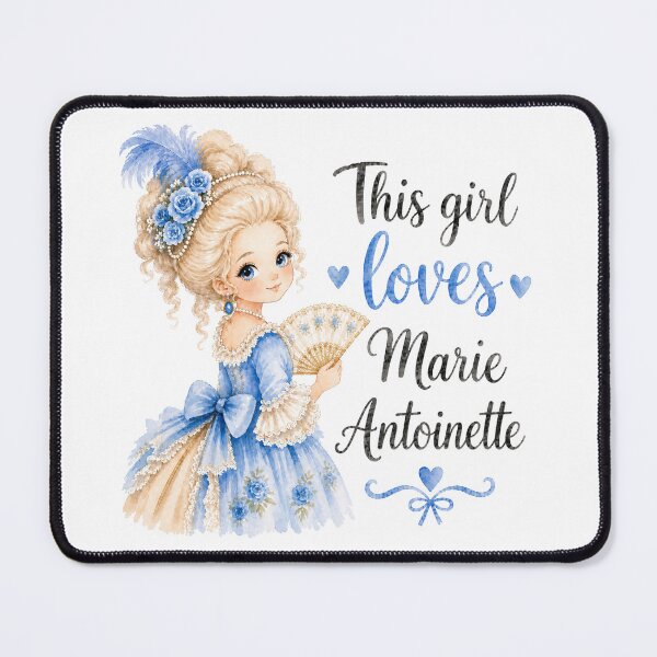 Item preview, This Girl Loves Marie Antoinette | Cute Rococo Princess Aesthetic Art designed and sold by Bara Lune Design .