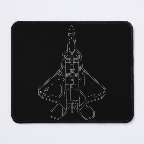 Item preview, Lockheed Martin F-22 Raptor Blueprint White designed and sold by An-twonShane.