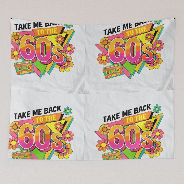 Item preview, Take Me Back To The 60s Retro Typographic Design designed and sold by Ela Design Studio .