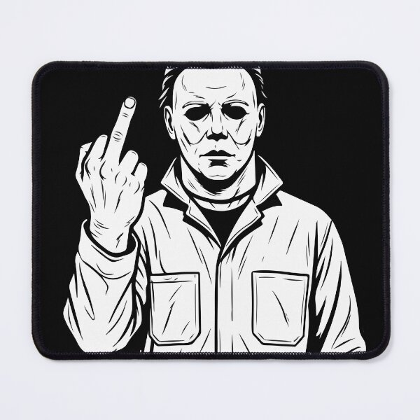 Item preview, Funny Michael Myers Middle Finger - Sarcastic Halloween designed and sold by Brexmore3.