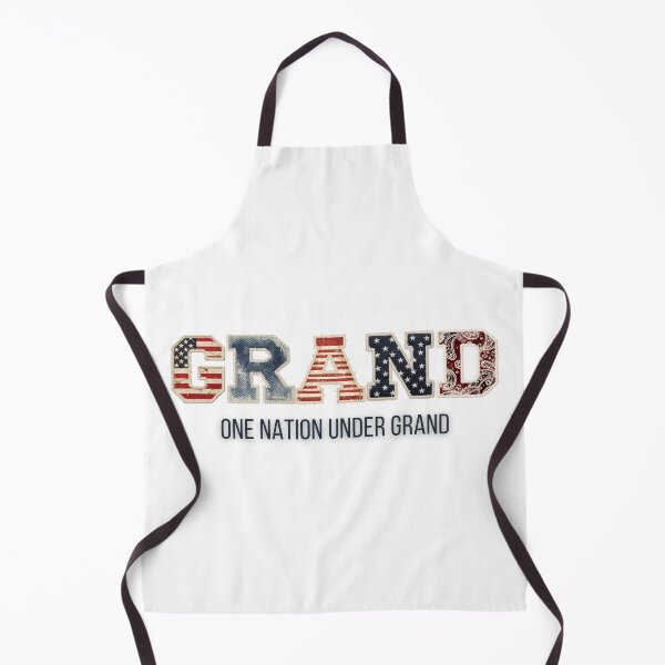 Artikelvorschau, „Eine Nation unter Grand“-Shirt – Lustiges patriotisches Opa-T-Shirt zum Gedenktag am 4. Juli entworfen und verkauft von Panom Suavichien.