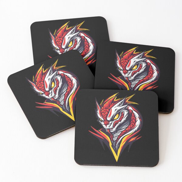 Item preview, Aggressive Red Snake Head Vector Mascot designed and sold by UrbanPrts.