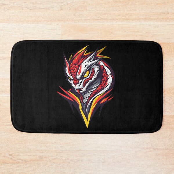Item preview, Aggressive Red Snake Head Vector Mascot designed and sold by UrbanPrts.