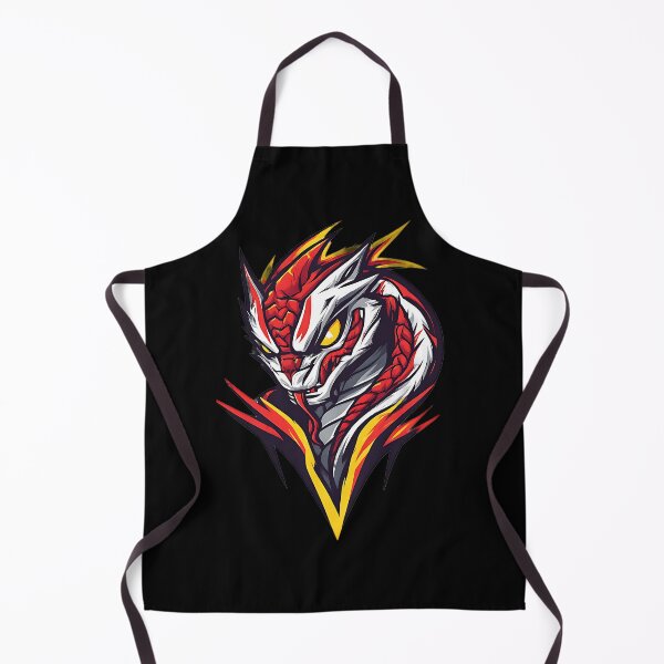 Item preview, Aggressive Red Snake Head Vector Mascot designed and sold by UrbanPrts.