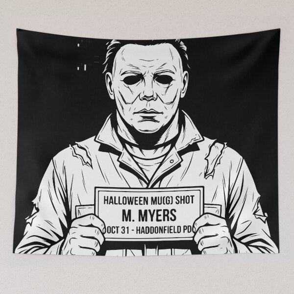 Item preview, Michael Myers Halloween Mugshot - Haddonfield PD Slasher designed and sold by Brexmore3.