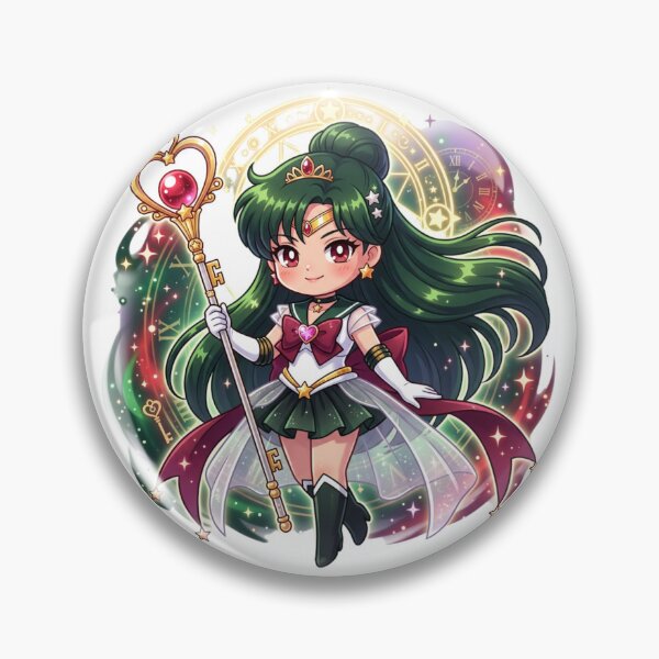 Item preview, Chibi Sailor Pluto Sticker designed and sold by Solace Sparkles.