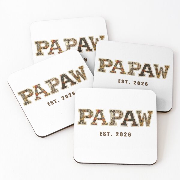 Item preview, Papaw Est 2026 Shirt Design New Grandpa Baby Announcement Camo Patchwork Gift designed and sold by Panom Suavichien.