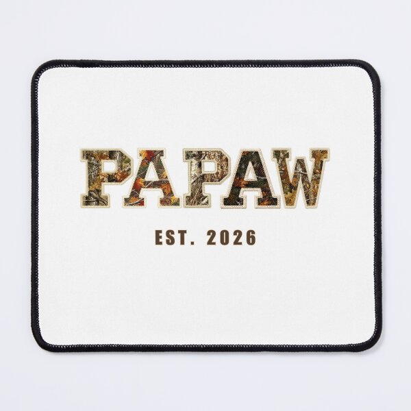Item preview, Papaw Est 2026 Shirt Design New Grandpa Baby Announcement Camo Patchwork Gift designed and sold by Panom Suavichien.