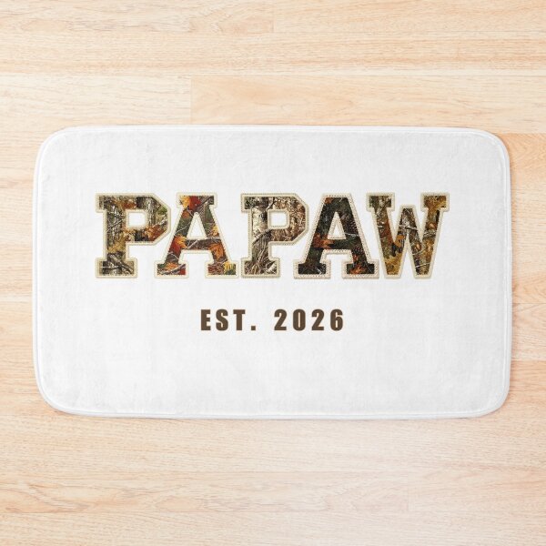 Item preview, Papaw Est 2026 Shirt Design New Grandpa Baby Announcement Camo Patchwork Gift designed and sold by Panom Suavichien.