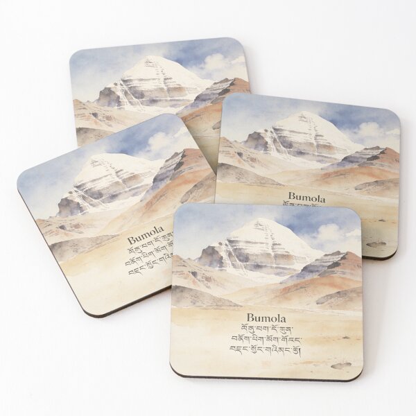 Item preview, Mount Kailash Watercolor Bumola Art designed and sold by bocai1994.