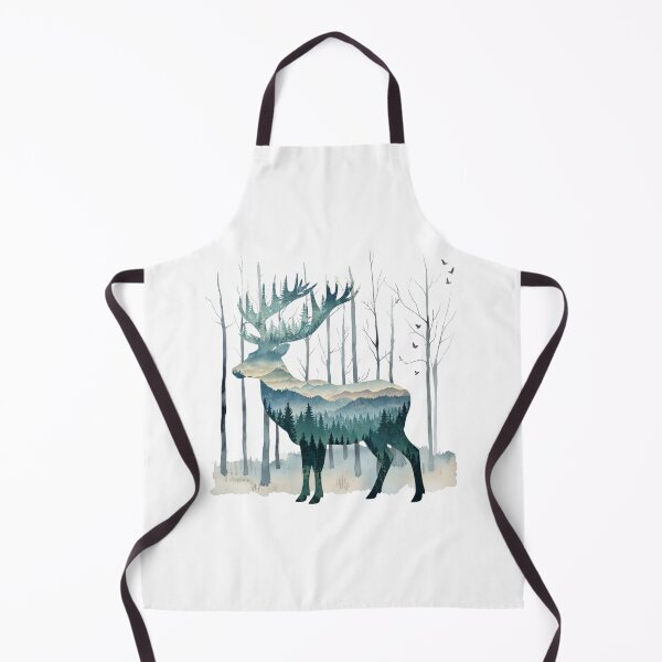 Item preview, Mystic Forest Deer Double Exposure designed and sold by drawlinershop.