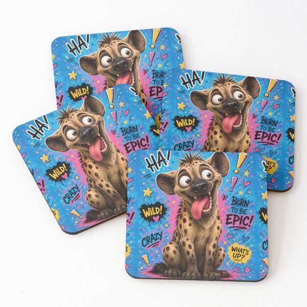 Item preview, Wacky Wild Hyena Graffiti Pop Art designed and sold by Pure Craft.