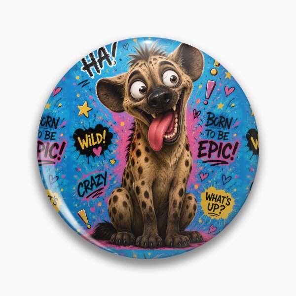 Item preview, Wacky Wild Hyena Graffiti Pop Art designed and sold by Rohan132.